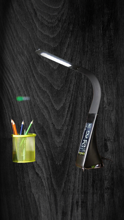 💡 Smart LED Lamp with Alarm Clock, Thermometer &amp; Calendar – Perfect for Business Professionals!