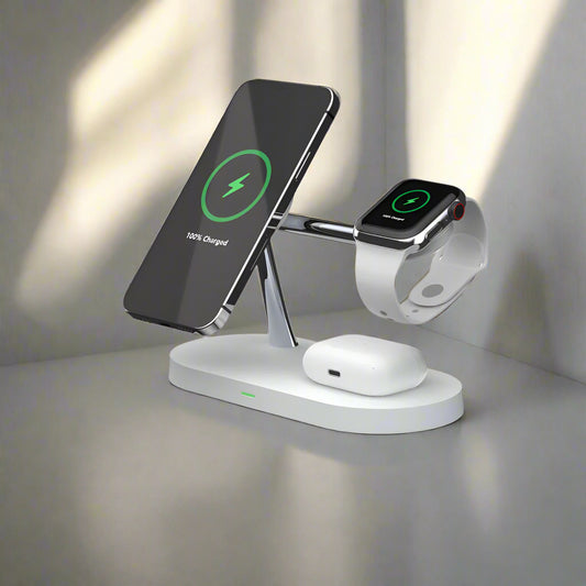 3 in 1 Wireless Charger Stand for Iphone 12 13 14 15 16 Fast Charging Station for Apple Watch 10 9 8 7 6 5 4 Airpods 2 3 Pro