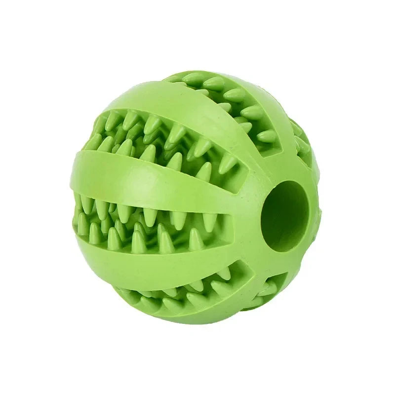 Dog Ball Toys for Small Dogs Interactive Elasticity Puppy Chew Toy Tooth Cleaning Rubber Food Ball Toy Pet Stuff Accessories