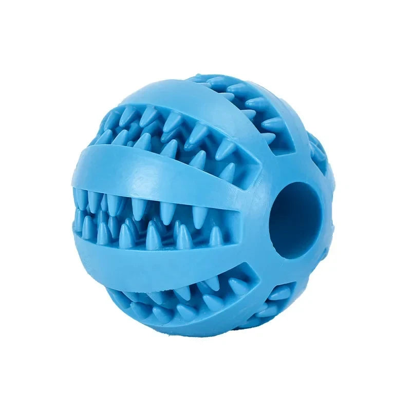 Dog Ball Toys for Small Dogs Interactive Elasticity Puppy Chew Toy Tooth Cleaning Rubber Food Ball Toy Pet Stuff Accessories