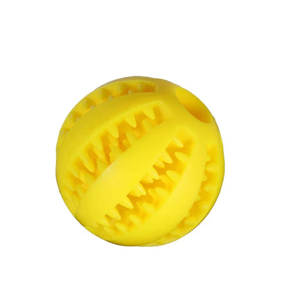 Dog Ball Toys for Small Dogs Interactive Elasticity Puppy Chew Toy Tooth Cleaning Rubber Food Ball Toy Pet Stuff Accessories