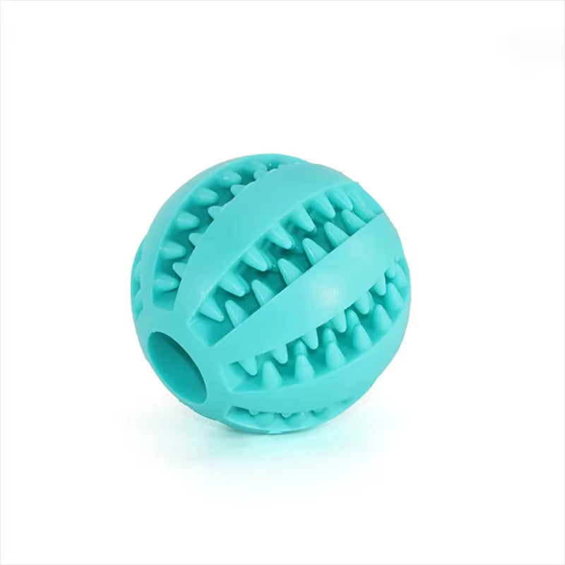 Dog Ball Toys for Small Dogs Interactive Elasticity Puppy Chew Toy Tooth Cleaning Rubber Food Ball Toy Pet Stuff Accessories